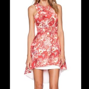 Elliatt Tower Dress, Asymmetrical, Floral Sleeveless Dress, Size Small